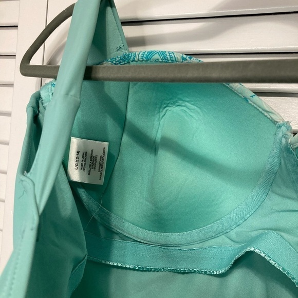 Collections By Catalina Blue And Silver Tankini Size Large - Picture 9 of 9